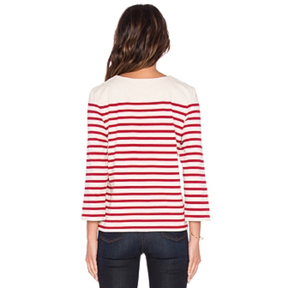 Marc By Marc Jacobs Patched Breton Stripe Top - Picture 3 of 12